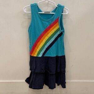 Hanna Andersson Teal Blue Dress